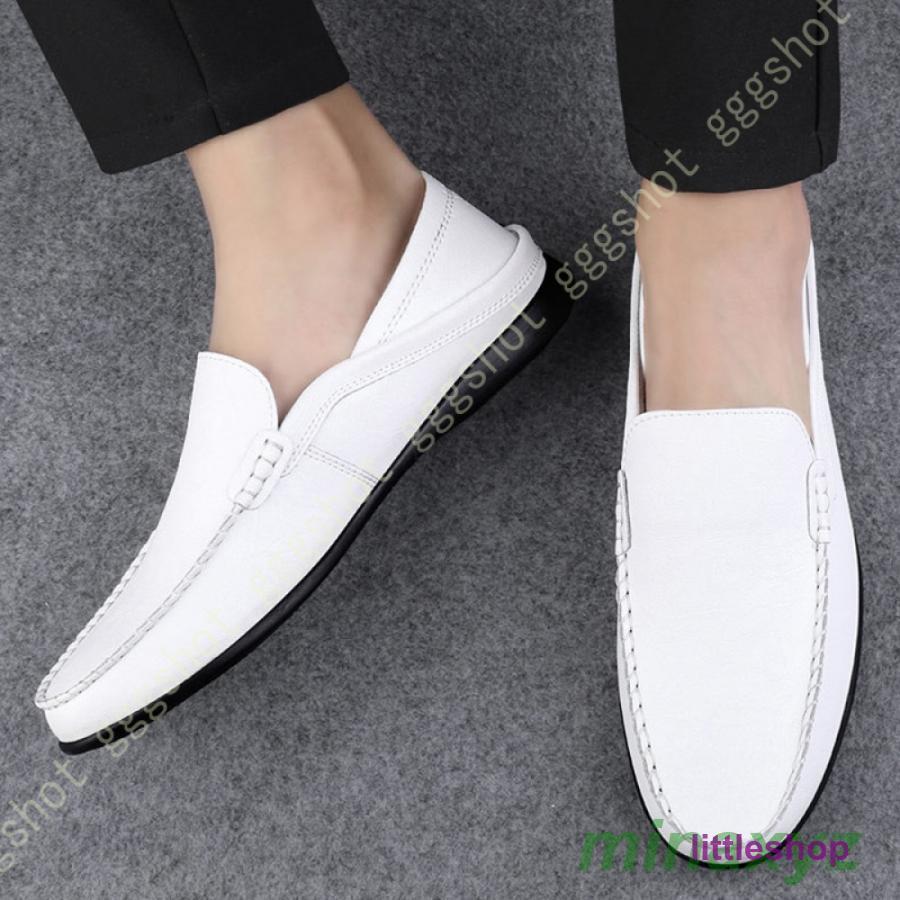 楽天市場】デッキシューズ メンズ 白 ドライビングシューズ 軽量