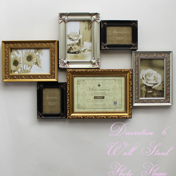 楽天市場】送料無料 フォトフレーム 壁掛け デコレーション 6 ウォール