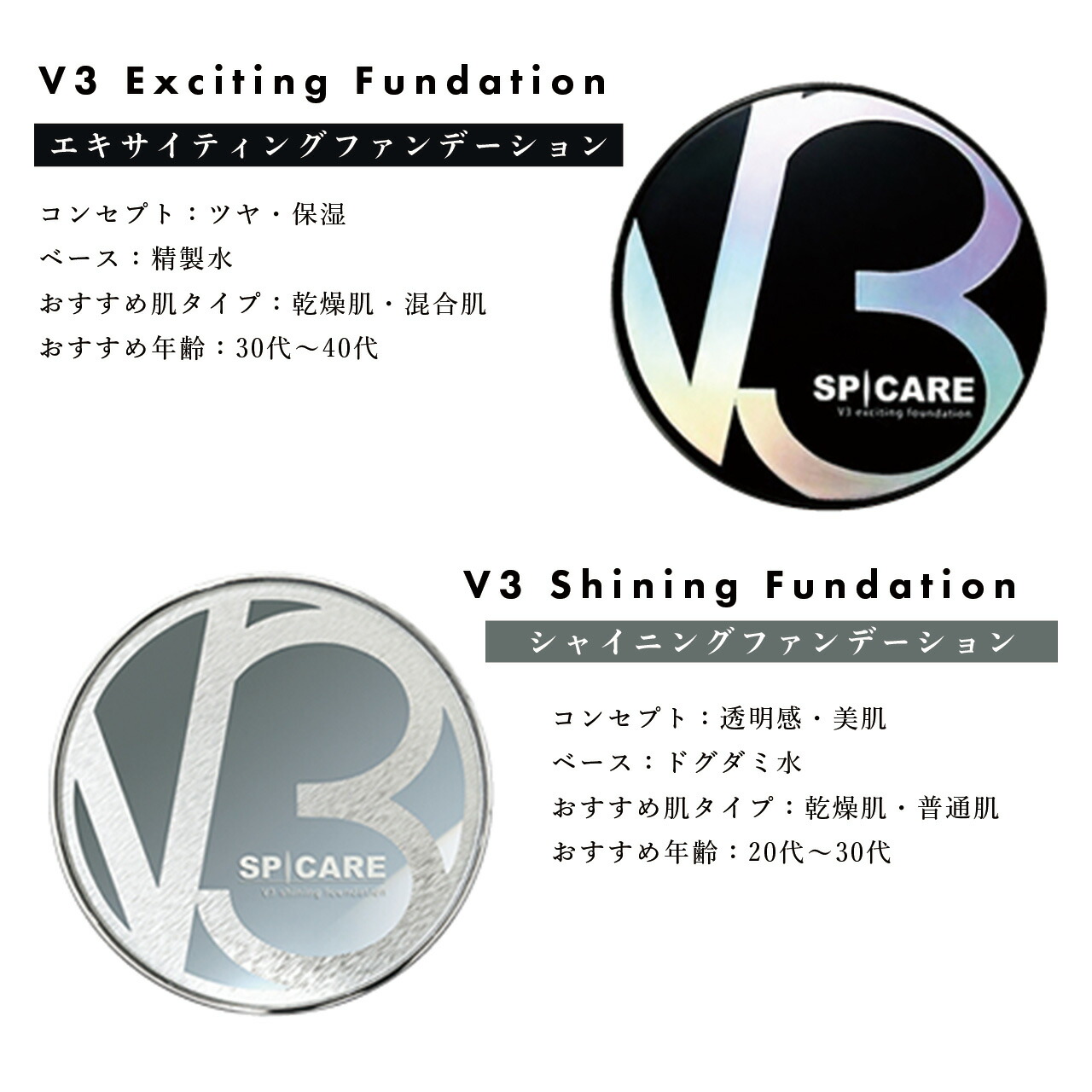 楽天市場】【正規品/公式パンフレット】 V3 ファンデーション