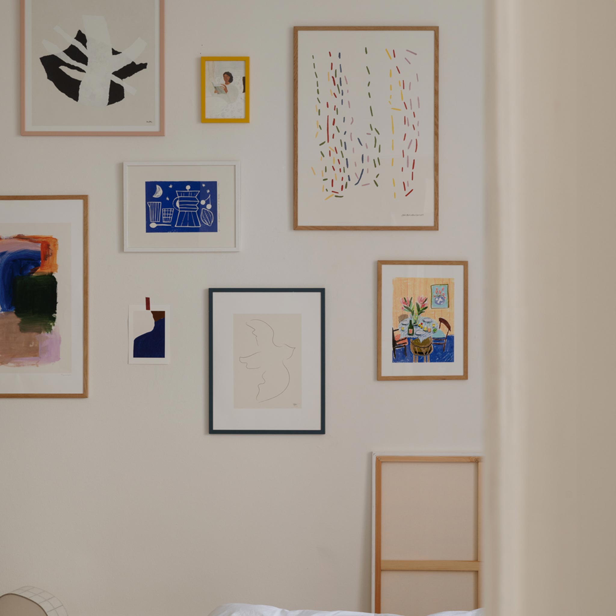 楽天市場】ポスターフレーム 低反射アクリル 天然木オーク無垢材 30