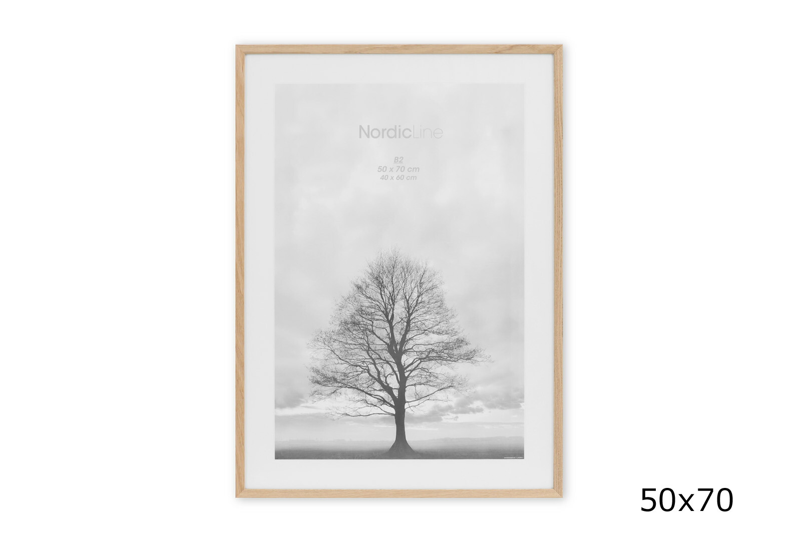 楽天市場】INCADO オーク無垢材 ポスターフレーム/額縁 50×70cm