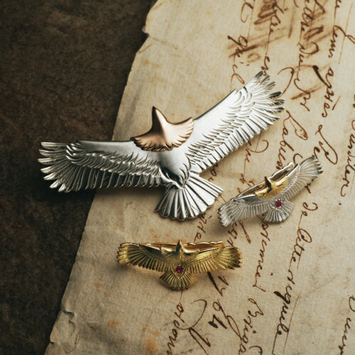 楽天市場】【鷲見太郎 Pendant ペンダント】イーグルペンダント/K18