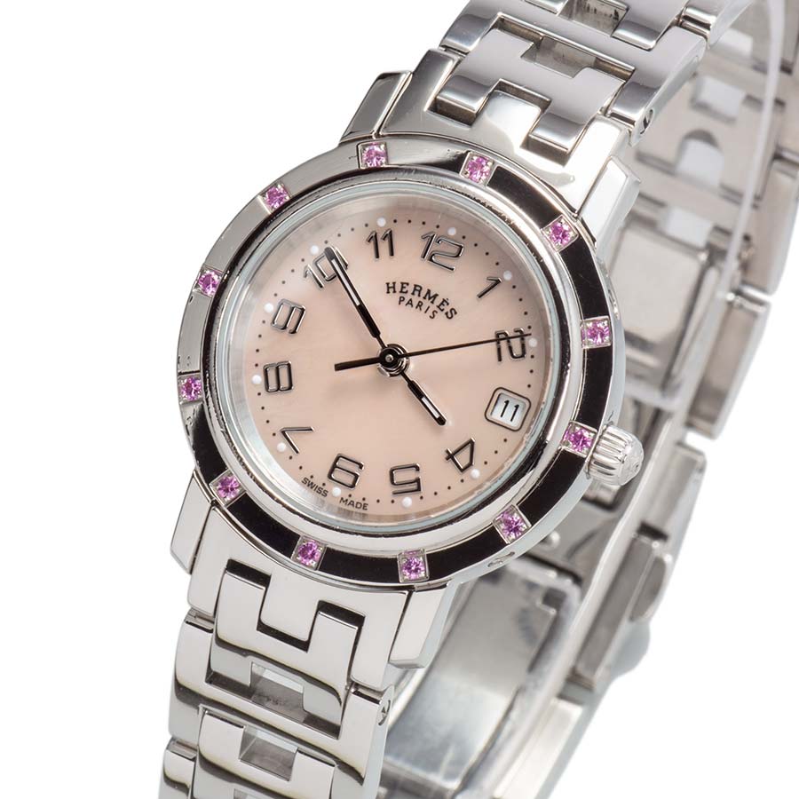 楽天市場】エルメス クリッパー ナクレ Ref.CL4.230 スチール(SS