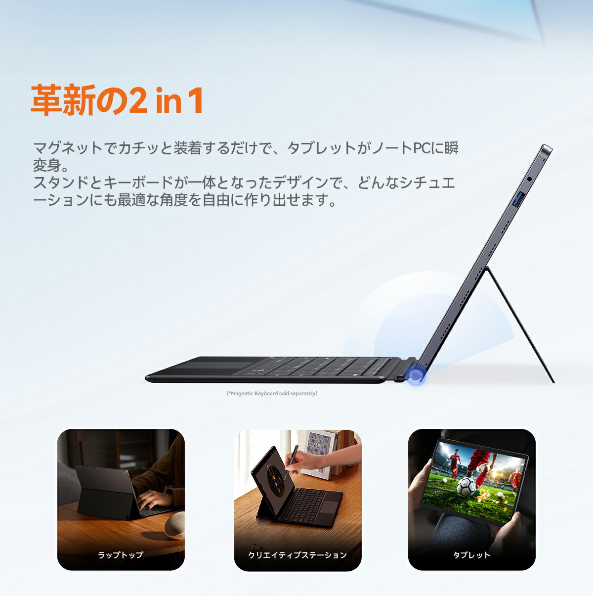 楽天市場】☆クーポン適用後58,999☆CHUWI 2in1 タブレットPC
