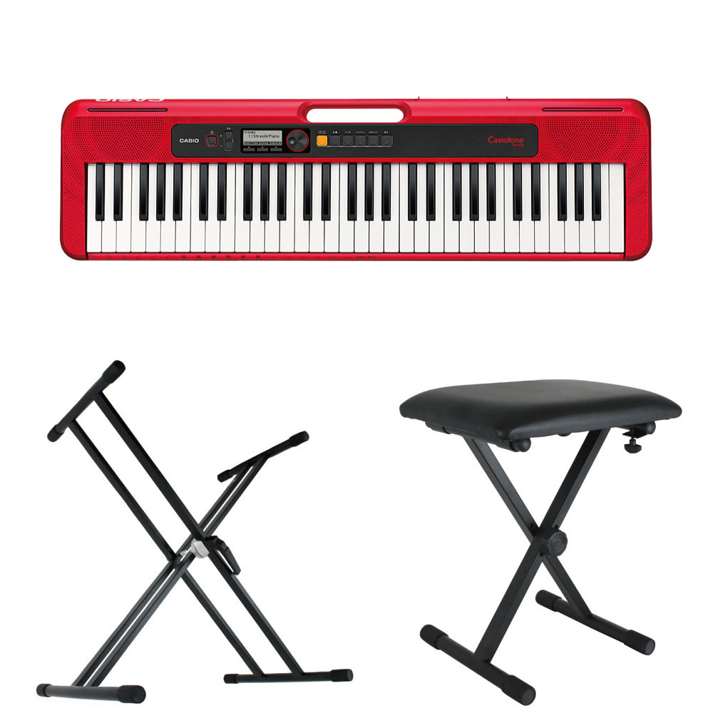 楽天市場】カシオ CASIO CT-S200 RD Casiotone 61鍵盤 キーボード