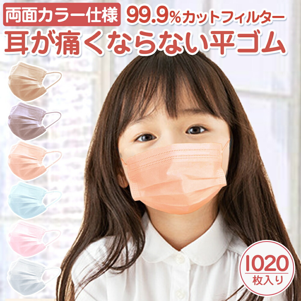 楽天市場】【高評価☆不織布マスク】マスク 子供用 小さめ 1000枚 大