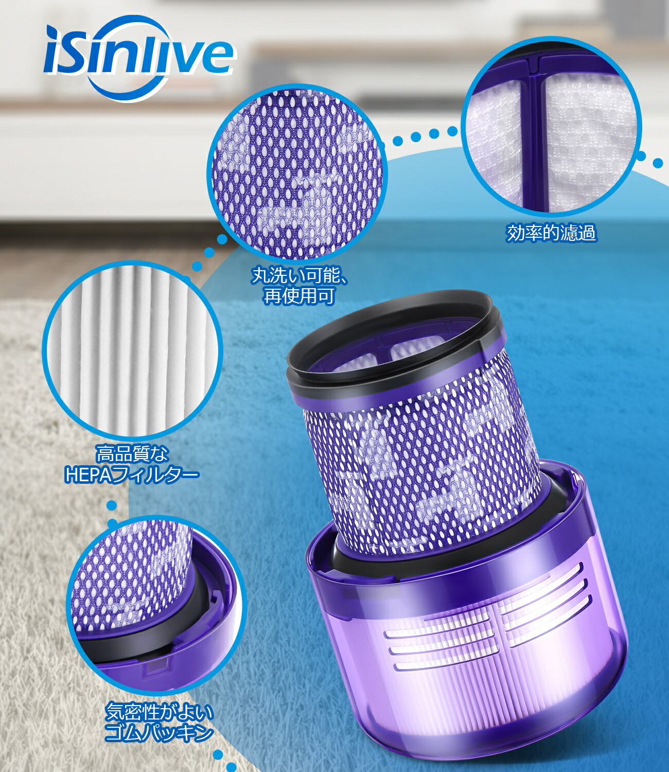 楽天市場】ダイソン 掃除機 V11 SV14 SV15 シリーズ 用 フィルター