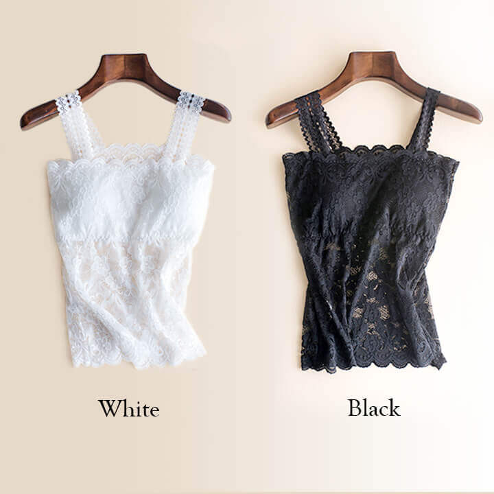楽天市場】タンクトップ キャミソール レース ブラ紐隠し チクチク