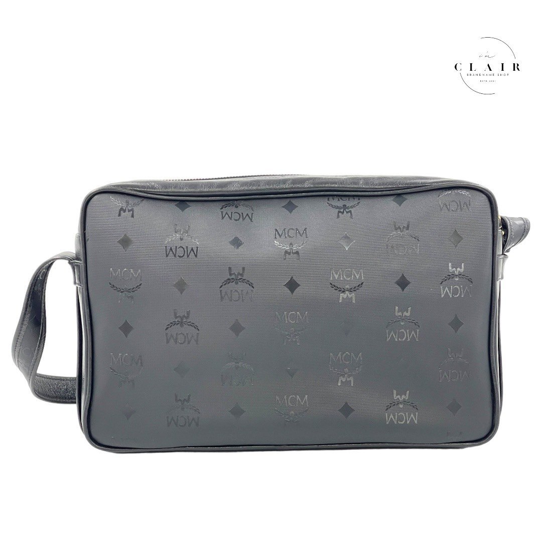 楽天市場】【中古】エムシーエム ショルダーバッグ 黒 ブランドバッグ