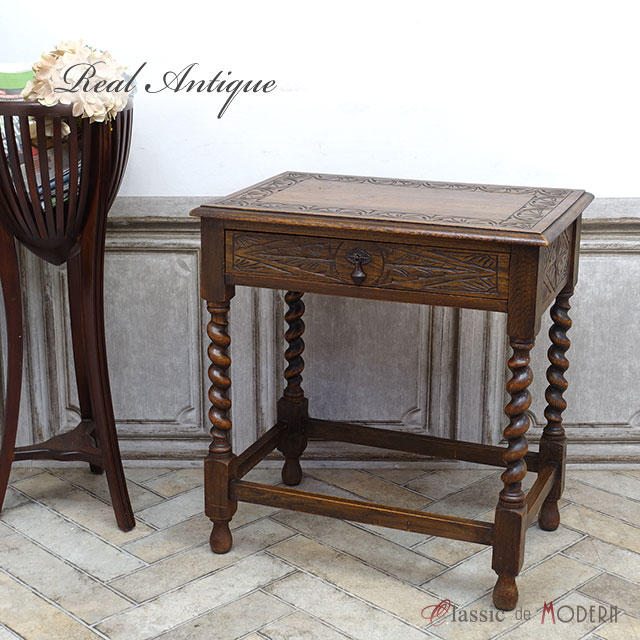 楽天市場】アンティーク サイドテーブル アンティーク家具
