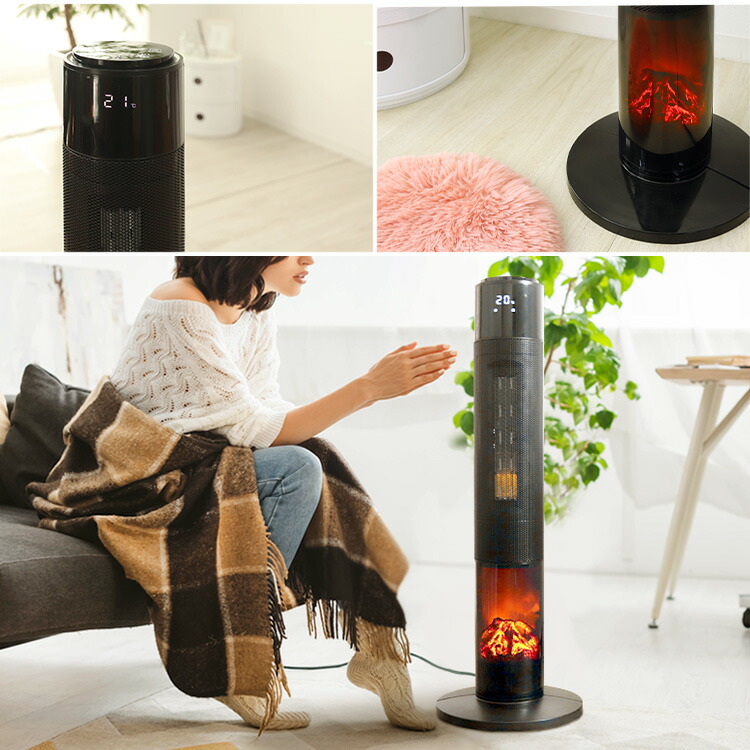 楽天市場】【赤字覚悟！大特価4,980円】暖炉型ファンヒーター