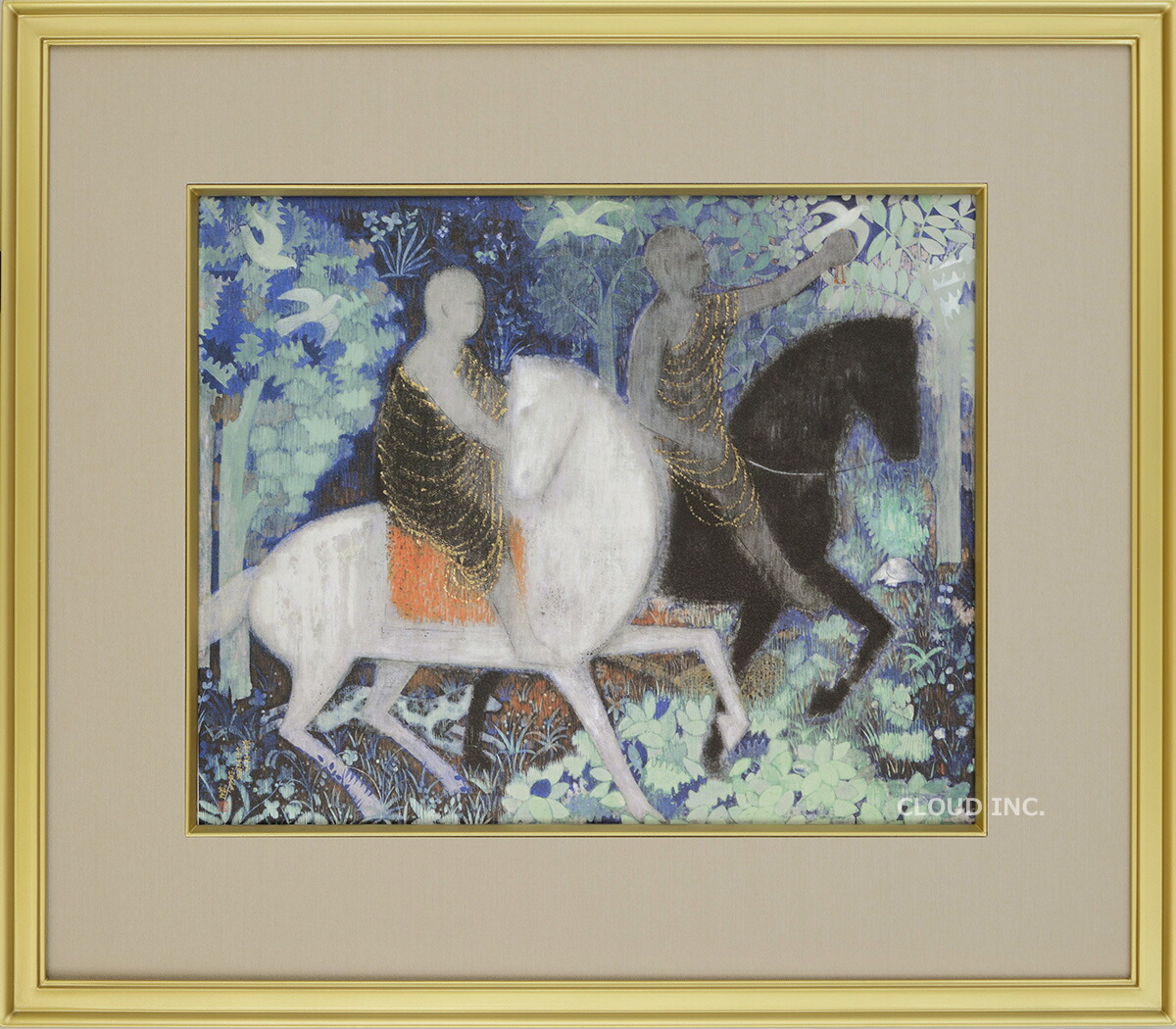 楽天市場】平山郁夫 仏教伝来 （ぶっきょうでんらい） 6号 複製画 岩