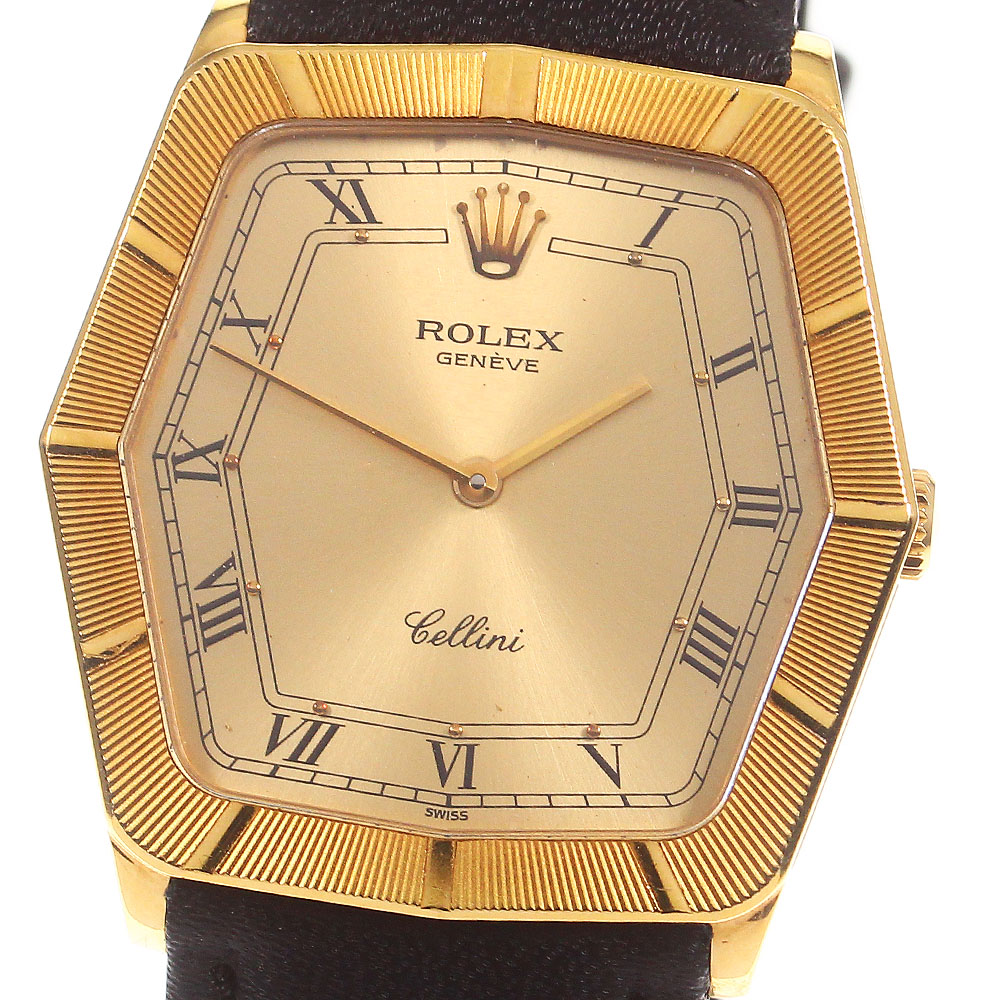 楽天市場】ロレックス ROLEX 4170 チェリーニ K18YG 手巻き メンズ