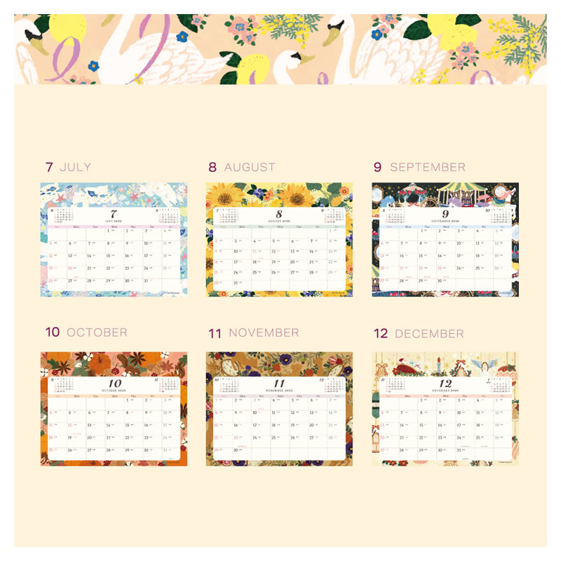 ククロセアトロ ～悠久の瞳～ 2000年 卓上カレンダー ククロセアトロ