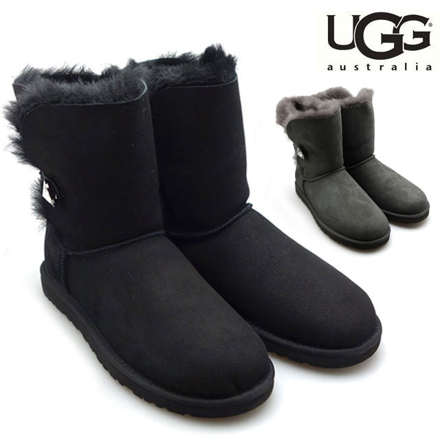 楽天市場】UGG×スワロフスキー アグ ベイリーボタン ブリングショート
