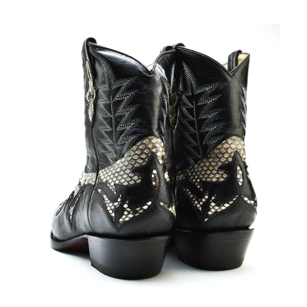 楽天市場】ピストレロ PISTOLERO 2124 ウエスタンブーツ ブラック ヘビ