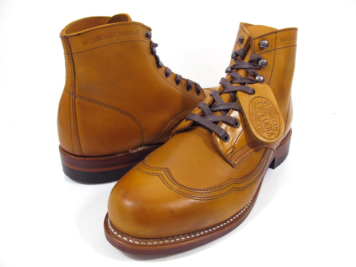 楽天市場】ウルヴァリン 1000マイルブーツ アディソン タン WOLVERINE
