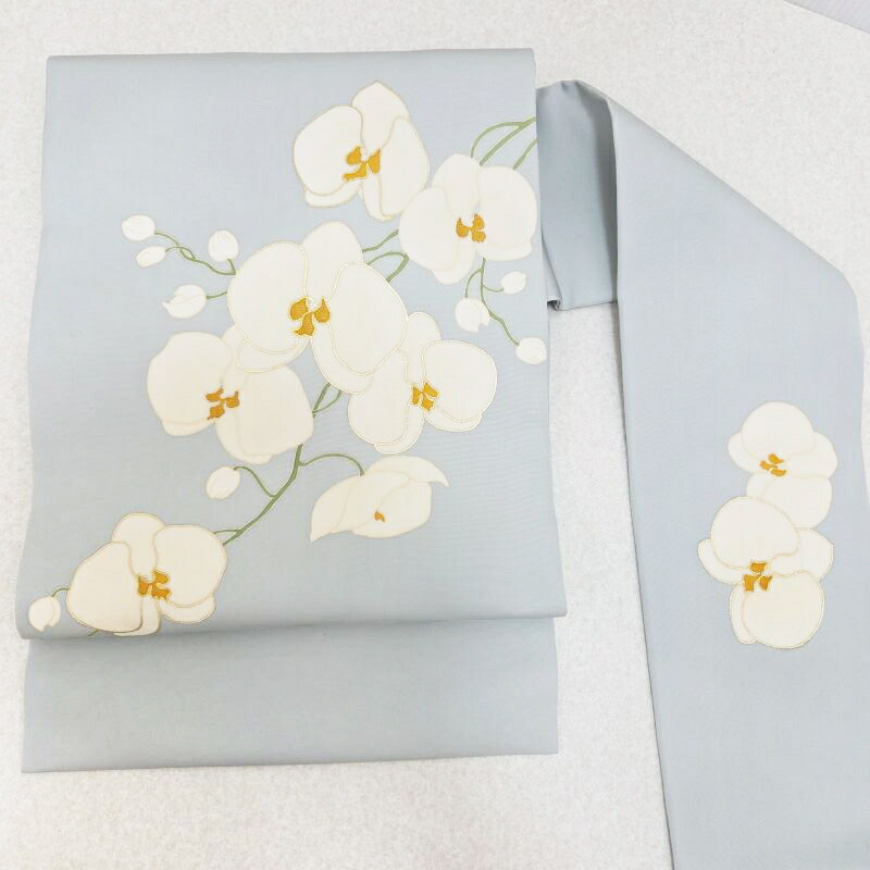 楽天市場】名古屋帯 新品 染の北川 胡蝶蘭 本加工染色「無料御仕立