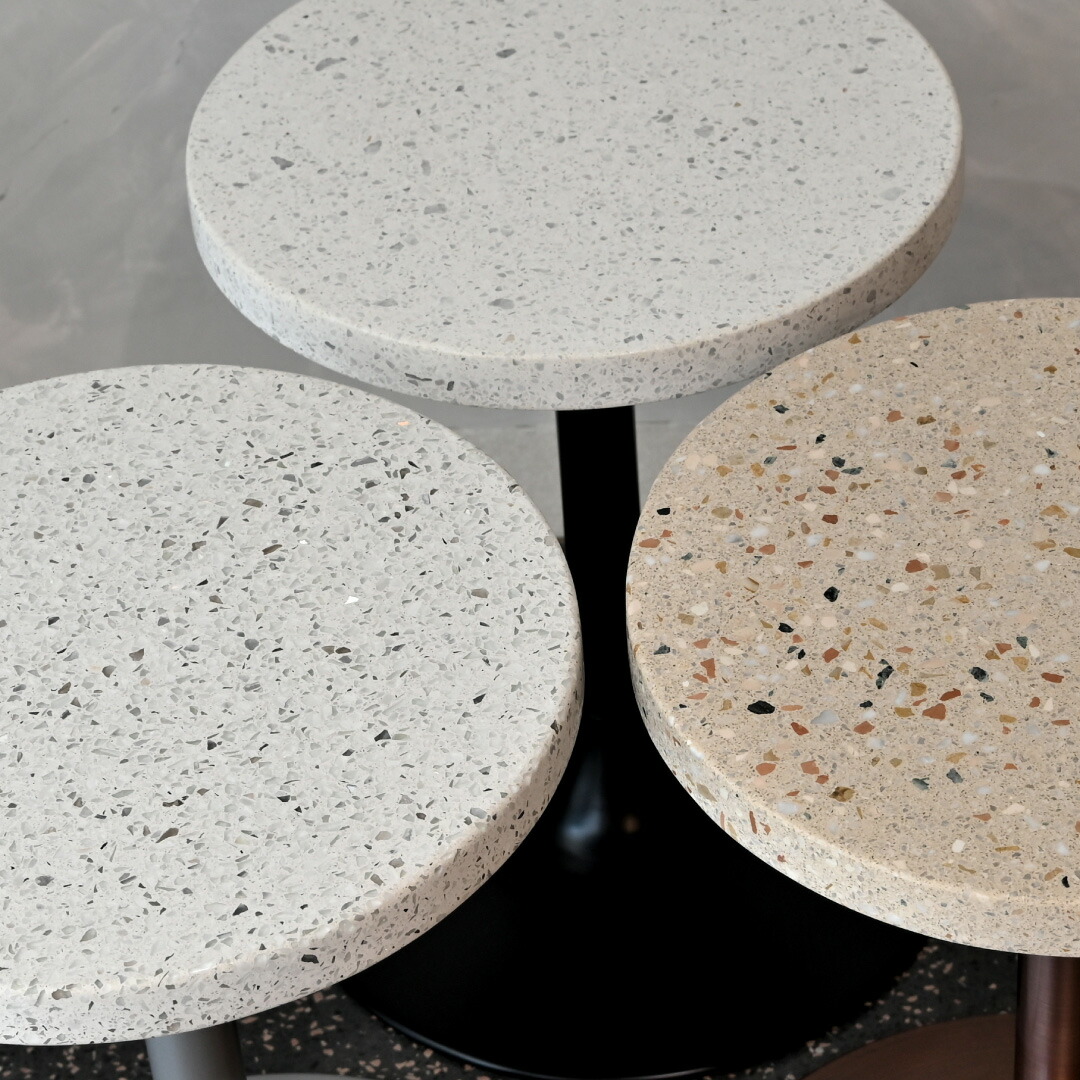 楽天市場】【受注生産品】BEALSTONE Round Side Table サイドテーブル