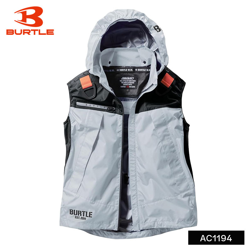 楽天市場】バートル エアークラフト フーディベスト サイドファン