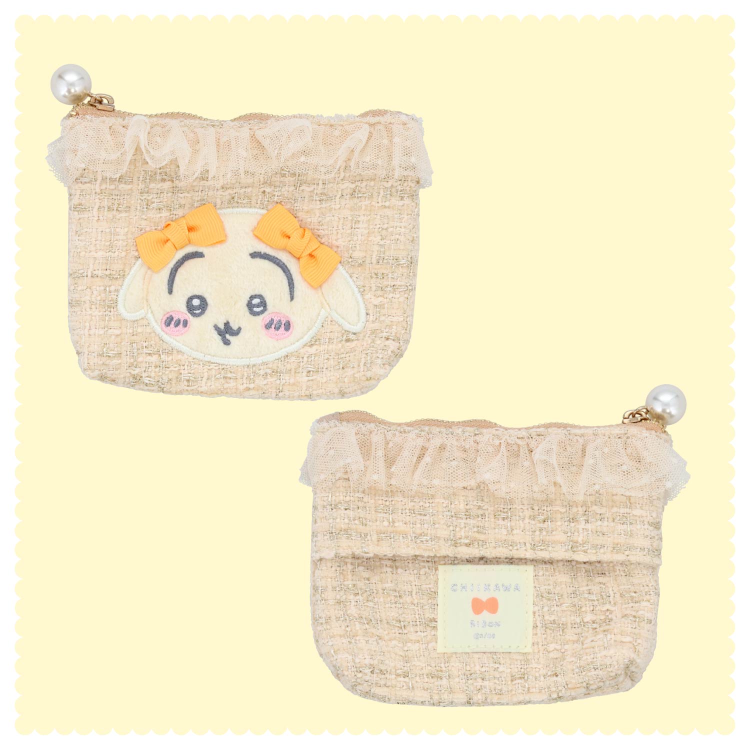 楽天市場】ちいかわ リボンシリーズ ツイードティッシュポーチ ＜ ちい