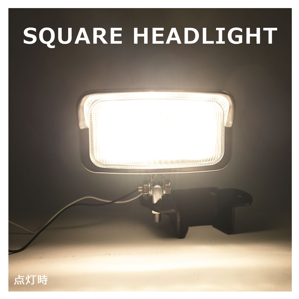 楽天市場】スクエア ヘッドライト ビンテージ 汎用品 ヘッド ライト