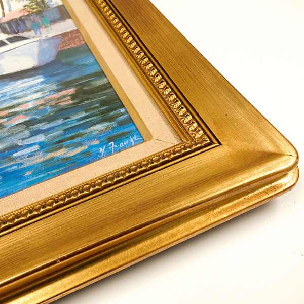 楽天市場】油彩画 藤祥州 「夏の南スペイン（マルベージャ）」 F6号 額