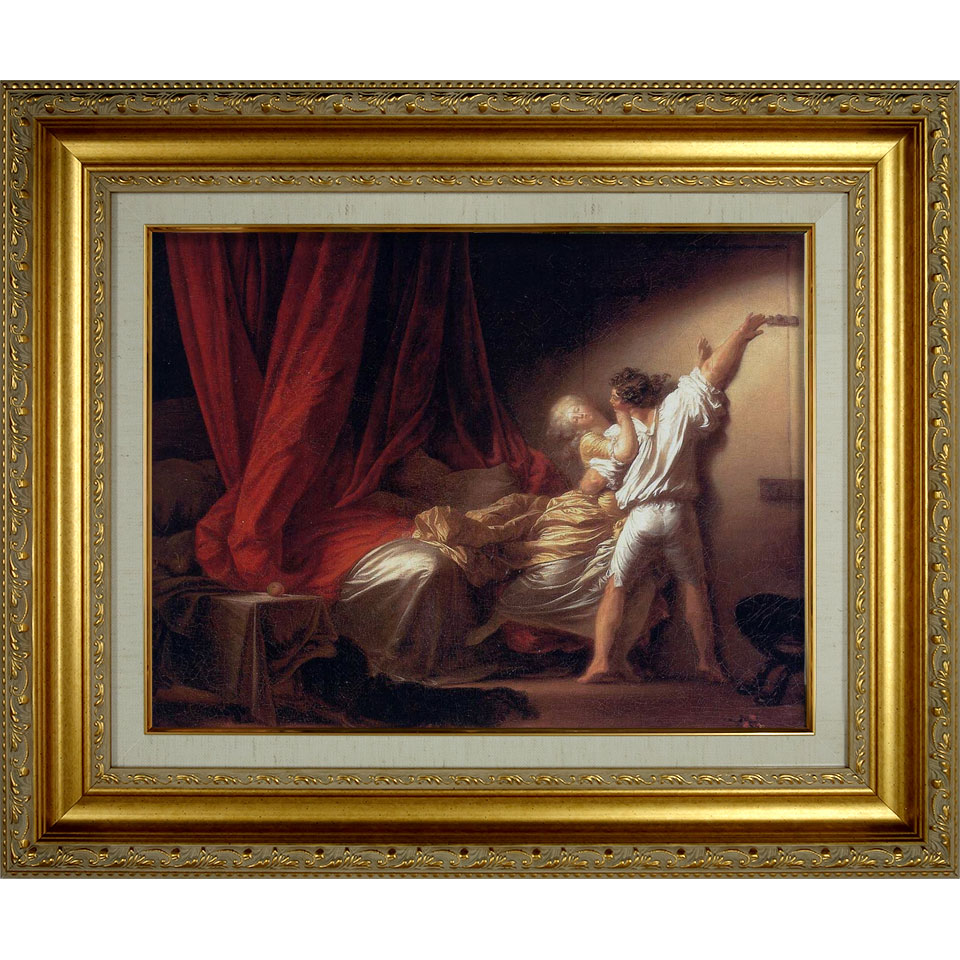 楽天市場】絵画 F6号 フラゴナール 「かんぬき 閂」 複製画 世界の名画