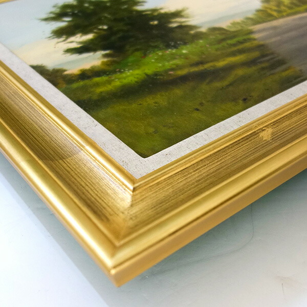 楽天市場】油彩画 林 朝路 「道」 P8号 額付き 油絵 真筆 描き下ろし