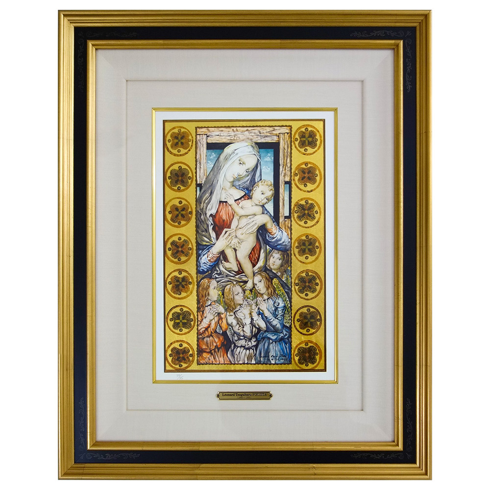 楽天市場】藤田嗣治 「聖母子」 ミクストメディア 版画 額付き 2020年