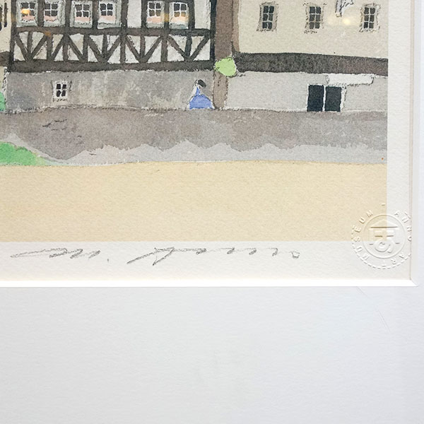 楽天市場】安野光雅 「シュヴェービッシュ・ハル（ドイツ）」 複製版画