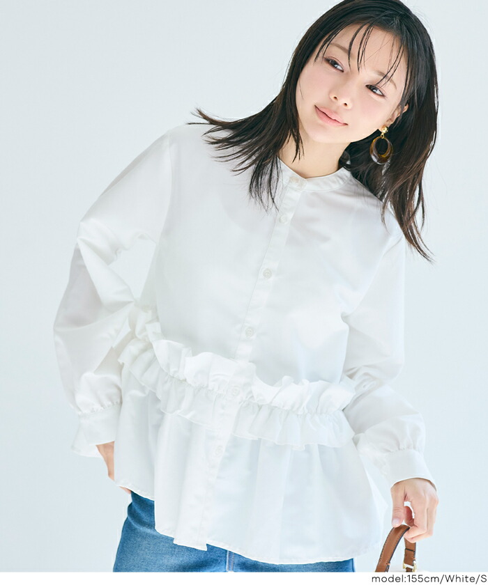 楽天市場】タイムセール2490円→1990円☆ホイップフリルブラウス