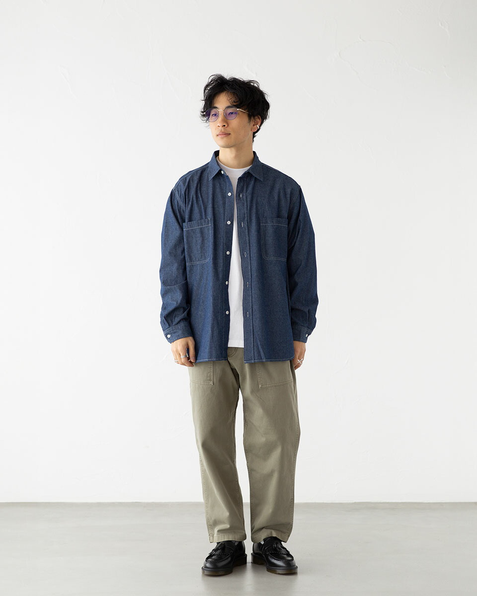 楽天市場】ビッグマック シャンブレー シャツ BIGMAC BM25SS001-2