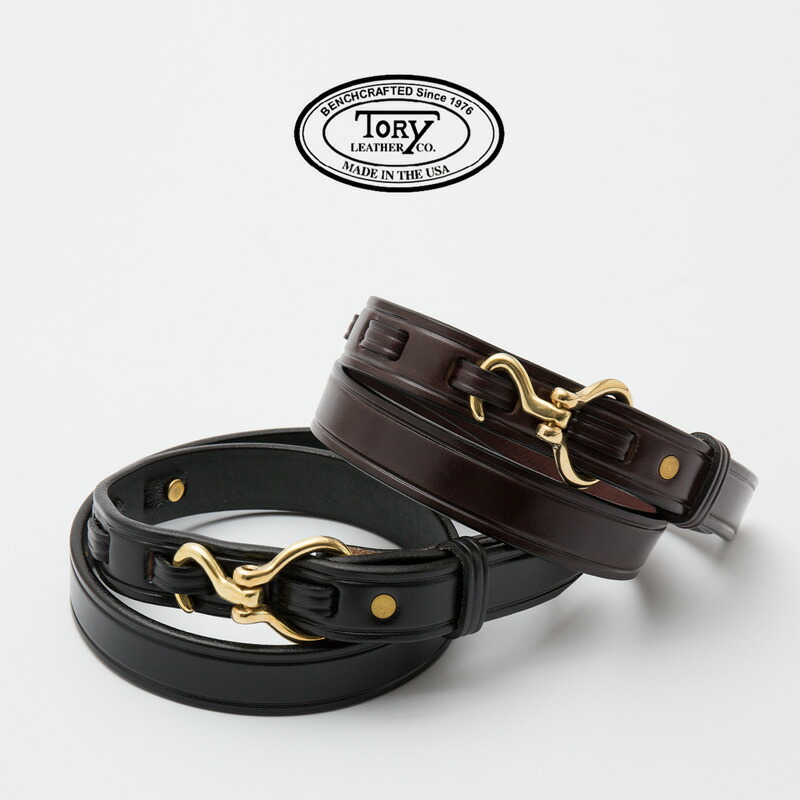 楽天市場】トリーレザー ミニ フックバックル ベルト 細め 1インチ幅