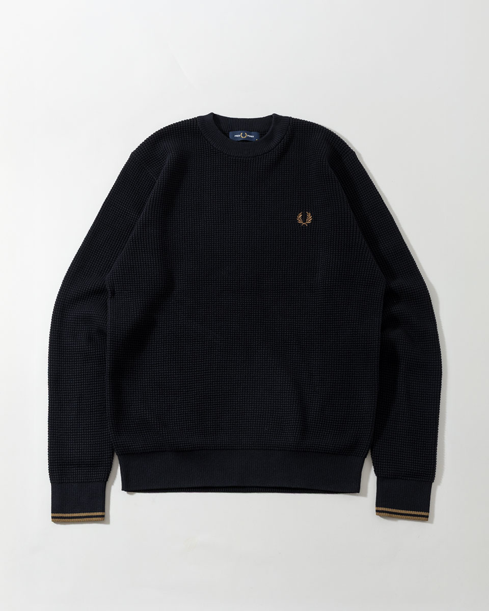 楽天市場】フレッドペリー FRED PERRY ワッフル ステッチ ジャンパー