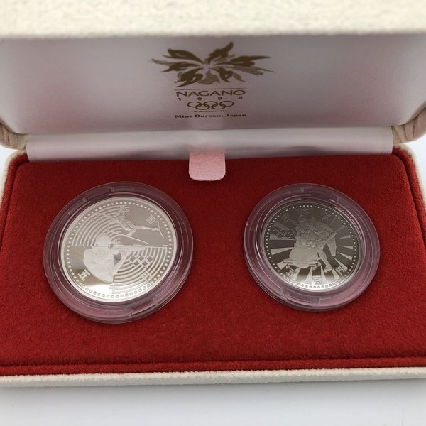 楽天市場】長野オリンピック冬季競技大会記念貨幣 平成9年銘2種