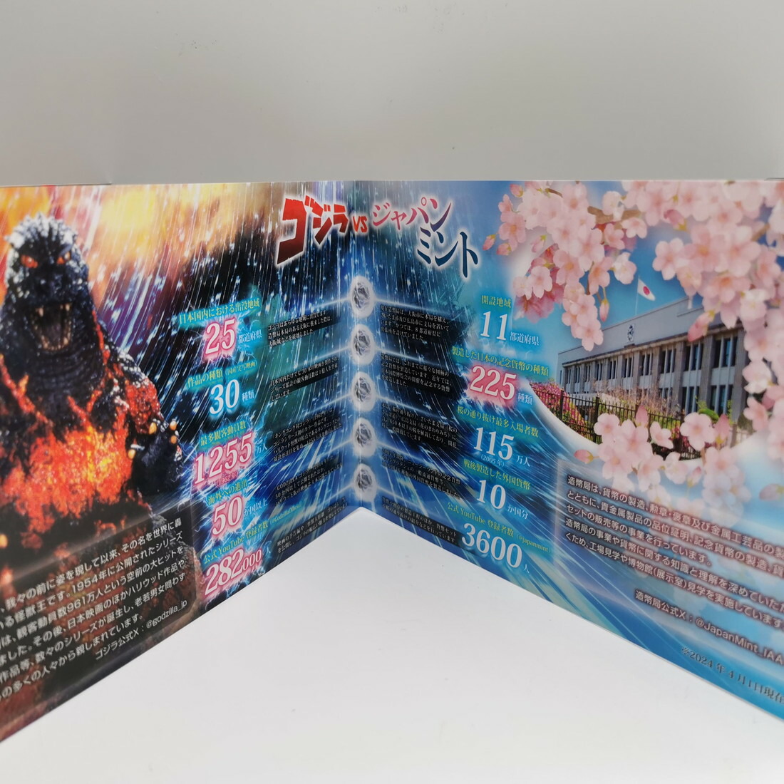 楽天市場】ゴジラ 70周年 貨幣セット 2024年 （令和6年） 記念硬貨