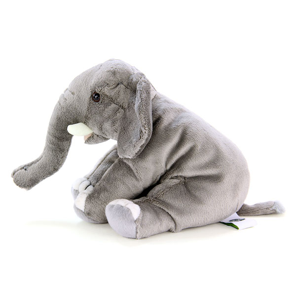 楽天市場】アフリカゾウ ぬいぐるみ おすわりシリーズ | リアル 象