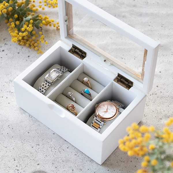 楽天市場】時計ケース ミア ジュエリーボックス ウォッチケース 木製