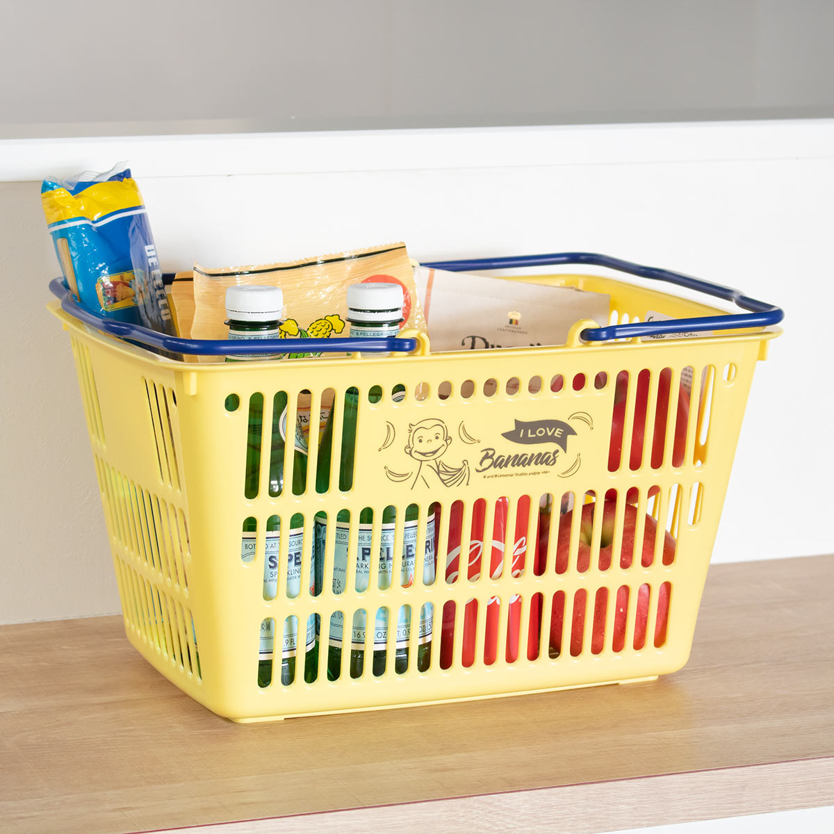 楽天市場】バスケット おさるのジョージ ミニエコバスケット1 レジかご