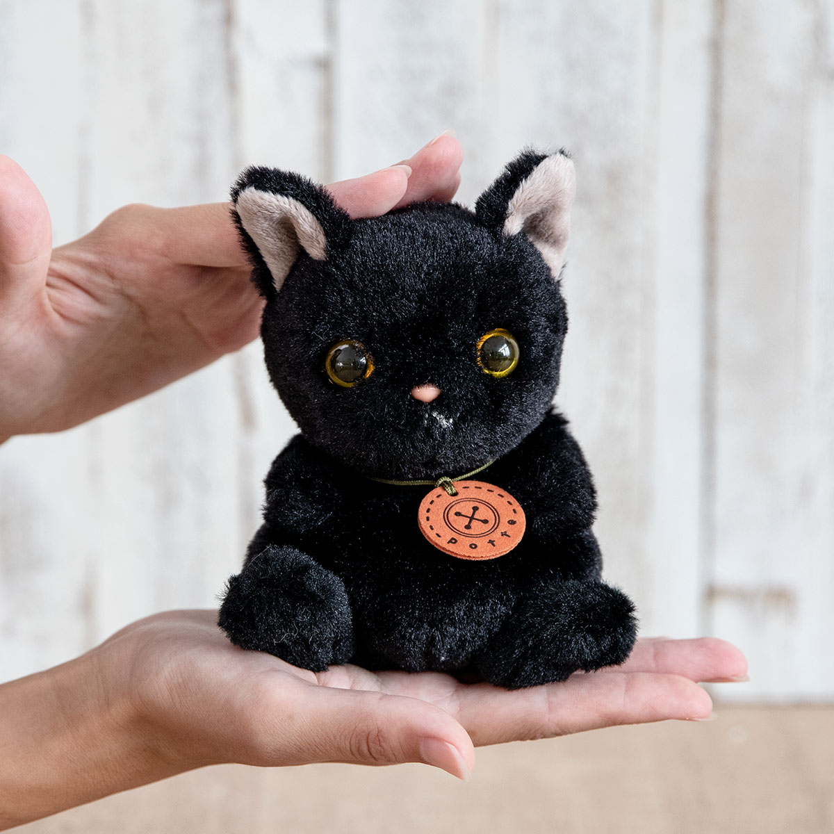 楽天市場】ぬいぐるみ potte 黒猫 猫 （ ヌイグルミ ねこ ネコ 動物