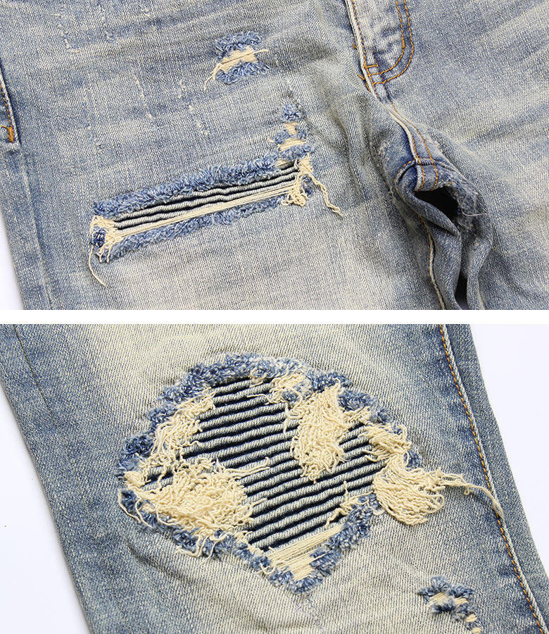 楽天市場】mnml ミニマル X162 STRETCH DENIM クラッシュ ダメージ