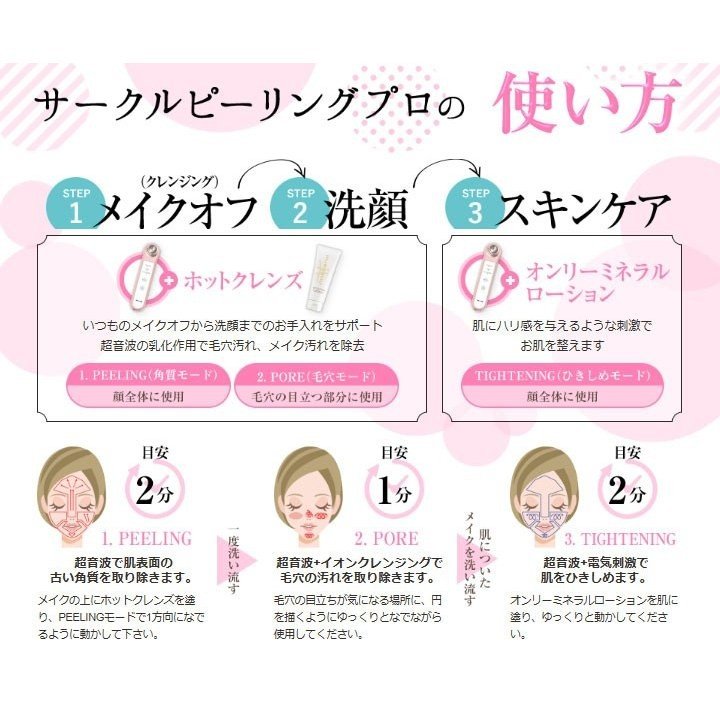 楽天市場】[最大400円OFFクーポン配布中] サークルピーリングプロ 美顔