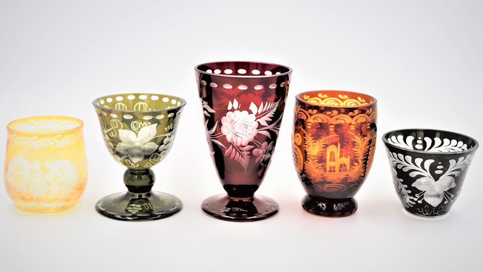 楽天市場】ボヘミアングラス エーゲルマン 冷酒グラスコレクション 5個