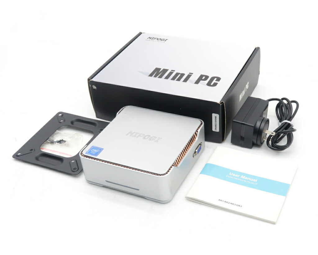 楽天市場】NIPOGI Mini PC GK3V Celeron J4125 2GHz 12GB 128GB(M.2