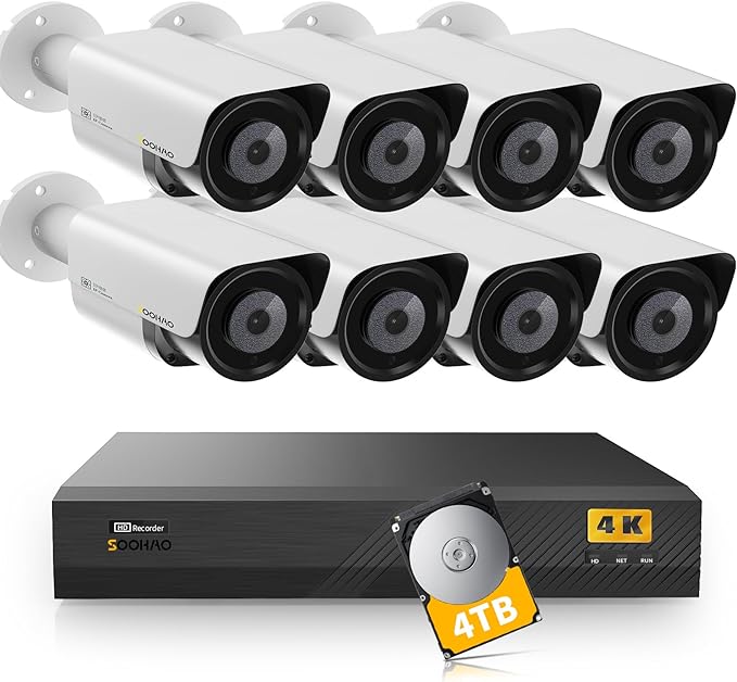 楽天市場】【800万超高画素・双方向通話・カラー暗視】SOOHAO 防犯