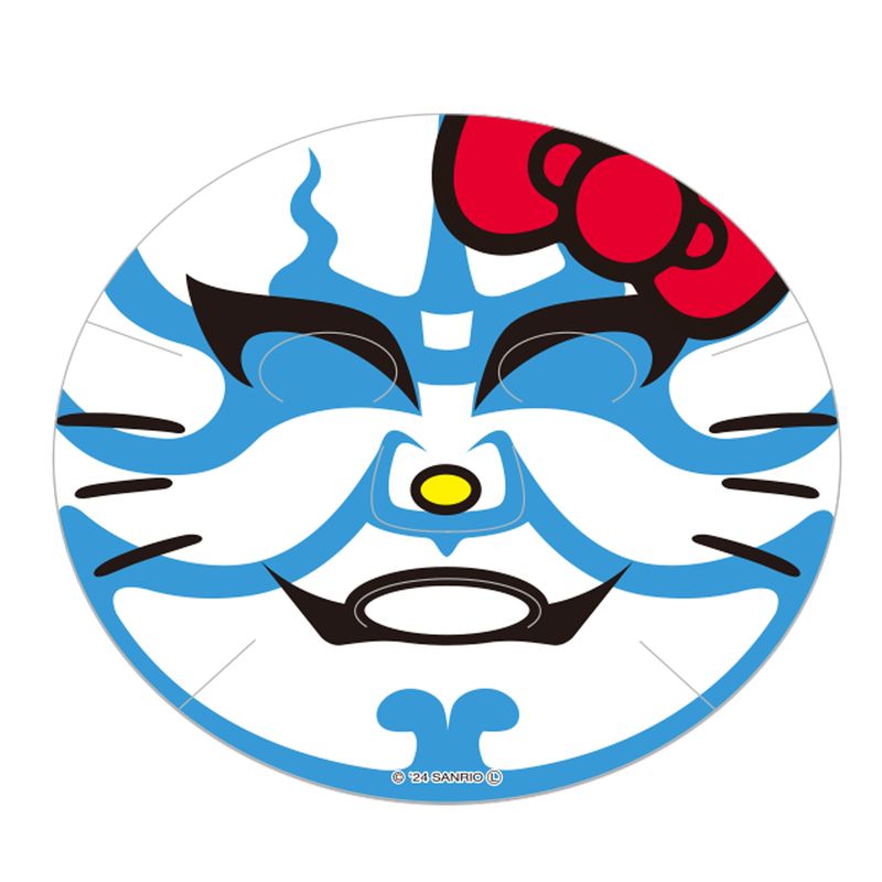 楽天市場】ハローキティ なりきりフェイスパック 隈取ブルー 歌舞伎 1