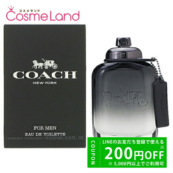 楽天市場】コーチ COACH マン オードトワレ EDT メンズ 100mL 香水