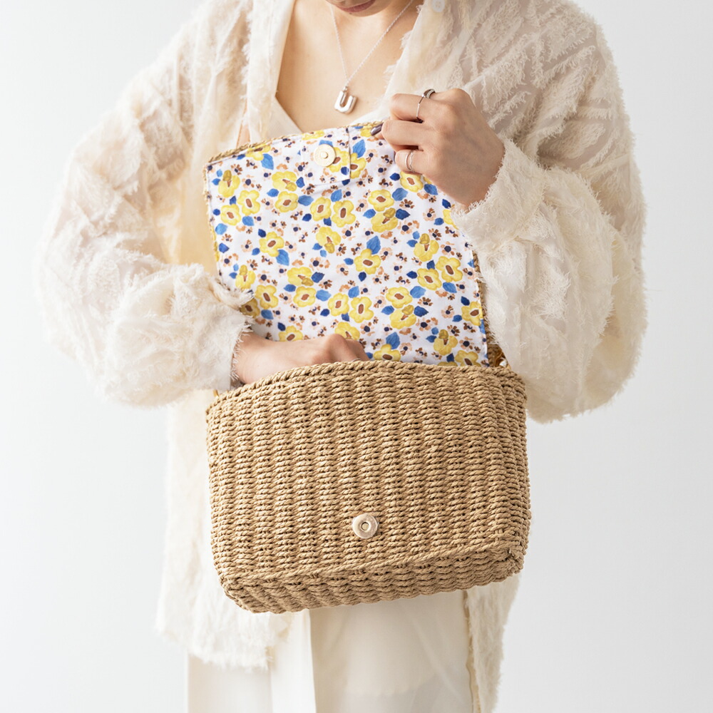 楽天市場】ポール&ジョー かごバッグ ショルダー ブランド かごバッグ