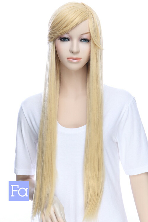 楽天市場】ロングストレート77cm【シャンパンゴールド】【ウィッグ